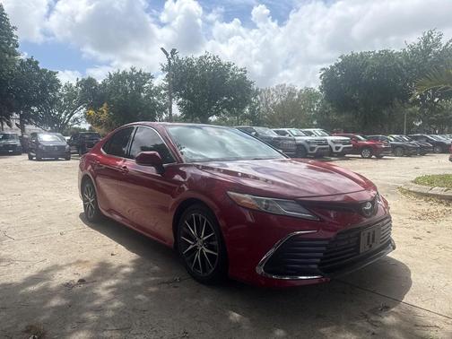 Red 2023 Toyota Camry XLE