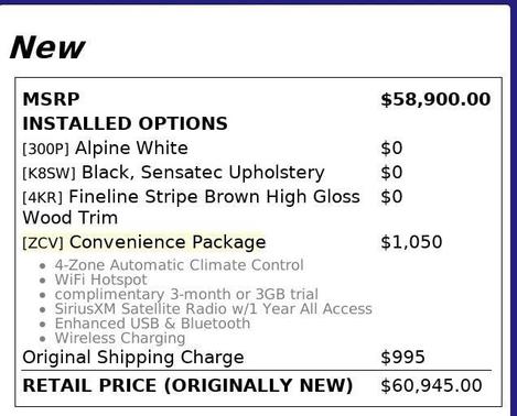 2020 BMW X5 sDrive40i