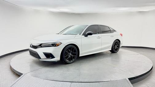 Platinum White Pearl 2023 Honda Civic Sport