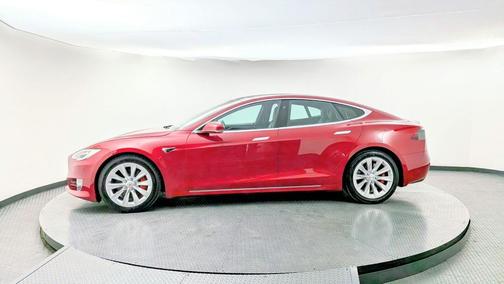 Red Multi-Coat 2017 Tesla Model S P90D