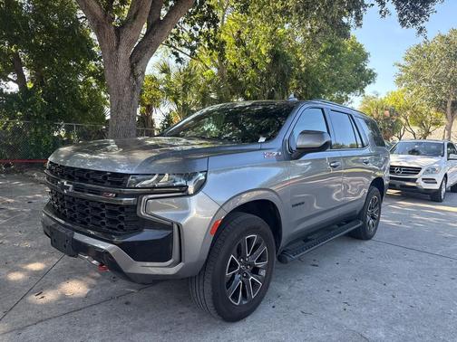 SATIN STEEL METALLIC 2021 Chevrolet Tahoe Z71