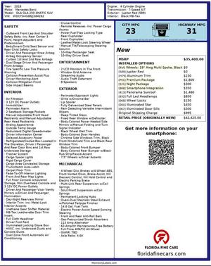 2018 Mercedes-Benz GLA 250 4MATIC