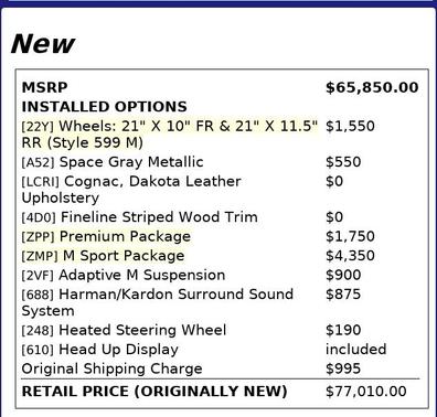 2019 BMW X6 XDRIVE35I M SPORT