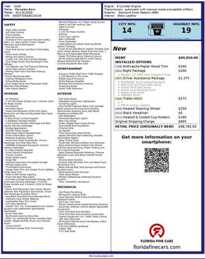 2018 Mercedes-Benz GLS 550 Base 4MATIC