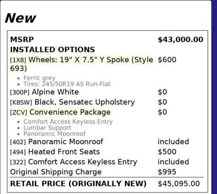 2021 BMW X3 sDrive30i