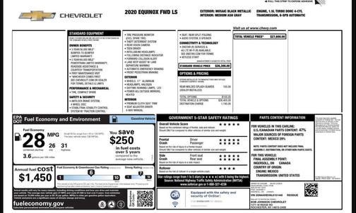 2020 Chevrolet Equinox LS