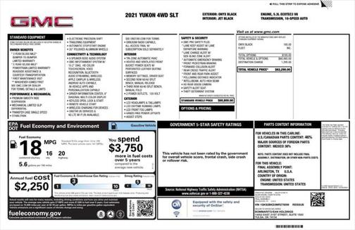 2021 GMC Yukon SLT