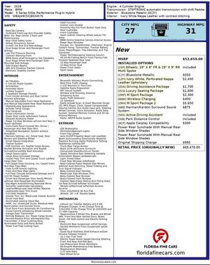 2018 BMW 530e iPerformance