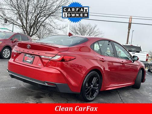 Supersonic Red 2025 Toyota Camry LE