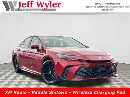 Supersonic Red 2025 Toyota Camry LE