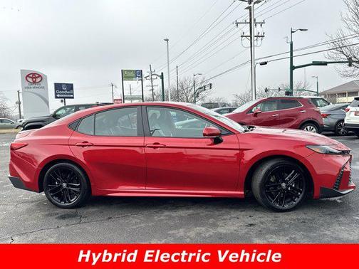 Supersonic Red 2025 Toyota Camry LE