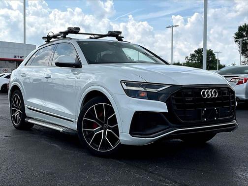 Glacier White 2020 Audi Q8 55 Premium Plus