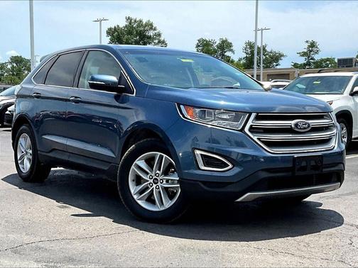 Blue Metallic 2018 Ford Edge SEL