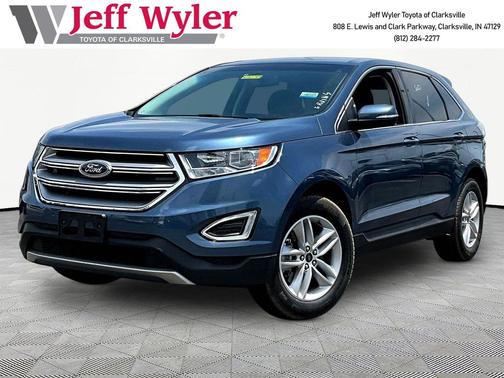 Blue Metallic 2018 Ford Edge SEL
