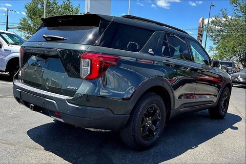 Forged Green Metallic 2022 Ford Explorer Timberline
