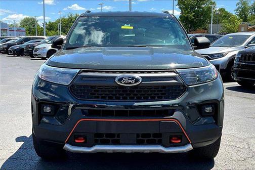 Forged Green Metallic 2022 Ford Explorer Timberline