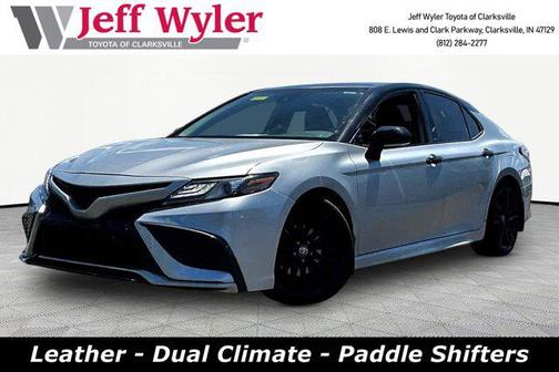 Celestial Silver/Midnight Black Metallic 2021 Toyota Camry XSE