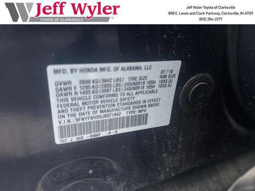 2018 Honda Pilot EX-L