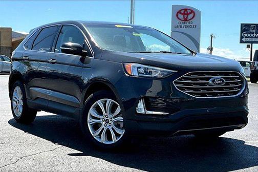 Gray 2021 Ford Edge Titanium