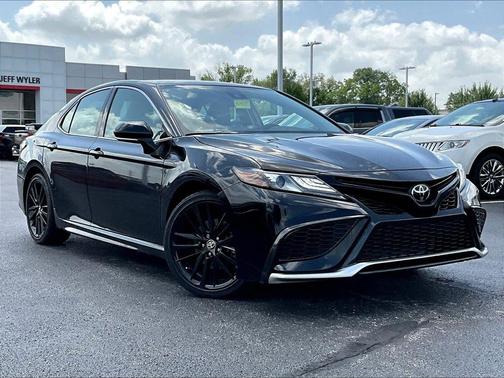 Midnight Black Metallic 2024 Toyota Camry XSE