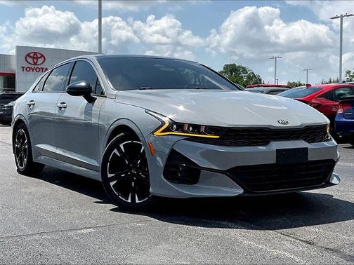 Wolf Gray 2021 Kia K5 GT-Line