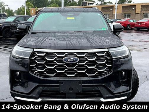 Agate Black Metallic 2025 Ford Explorer Platinum