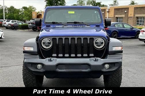 Ocean Blue Metallic Clearcoat 2020 Jeep Wrangler Unlimited Willys 4x4