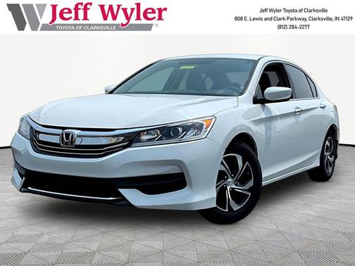 White Orchid Pearl 2017 Honda Accord LX