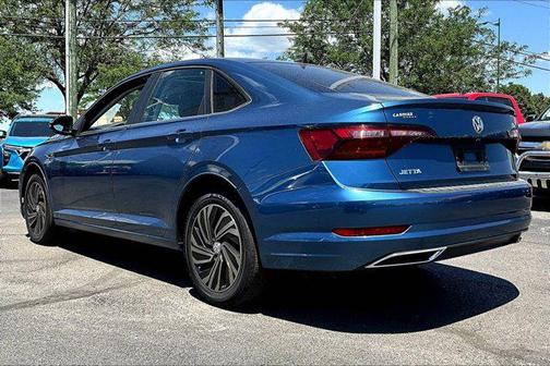 Blue Silk Metallic 2019 Volkswagen Jetta 1.4T SEL Premium