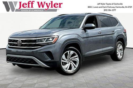Platinum Gray Metallic 2021 Volkswagen Atlas 2.0T SE w/Technology