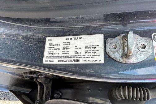 Silver Metallic 2020 Tesla Model 3 Long Range