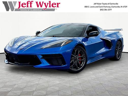 Riptide Blue Metallic 2025 Chevrolet Corvette Stingray w/2LT