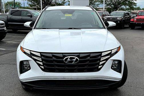 Serenity White Pearl 2023 Hyundai TUCSON Hybrid Blue
