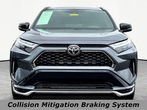 Magnetic Gray Metallic/Midnight Black Metallic 2025 Toyota RAV4 Hybrid SE