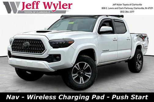 Super White 2018 Toyota Tacoma TRD Sport