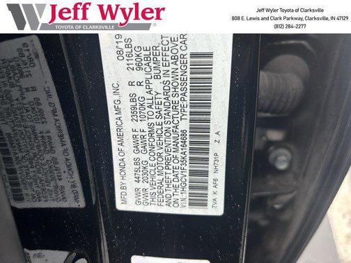 2019 Honda Accord Sport