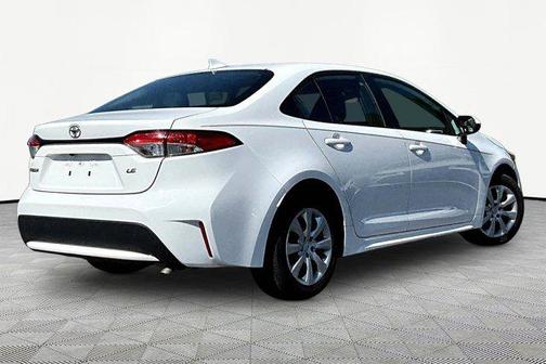 White 2022 Toyota Corolla LE