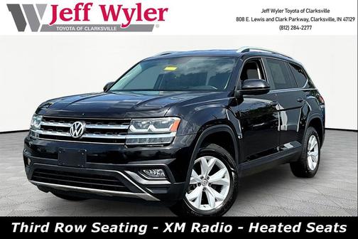 Deep Black Pearl 2019 Volkswagen Atlas 3.6L SE