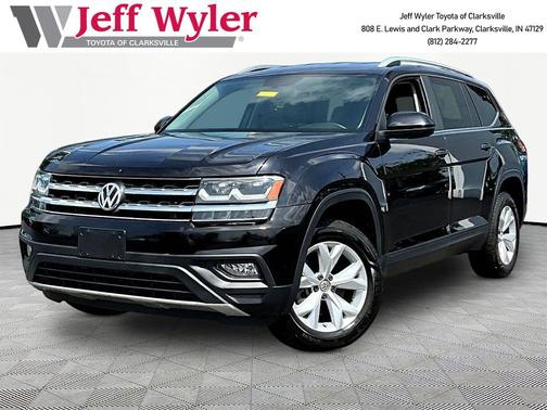 Deep Black Pearl 2019 Volkswagen Atlas 3.6L SE