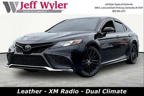 Midnight Black Metallic 2023 Toyota Camry XSE