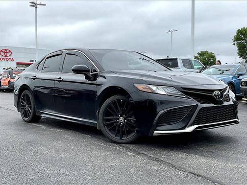Midnight Black Metallic 2023 Toyota Camry XSE