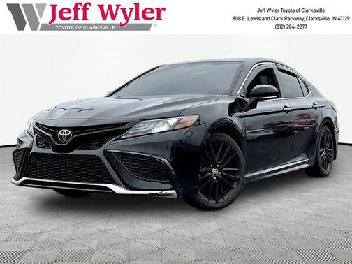 Midnight Black Metallic 2023 Toyota Camry XSE