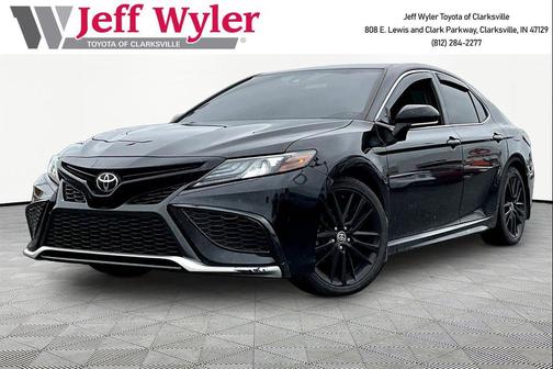 Midnight Black Metallic 2023 Toyota Camry XSE