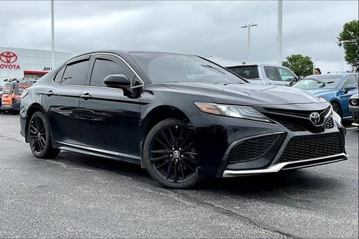 Midnight Black Metallic 2023 Toyota Camry XSE