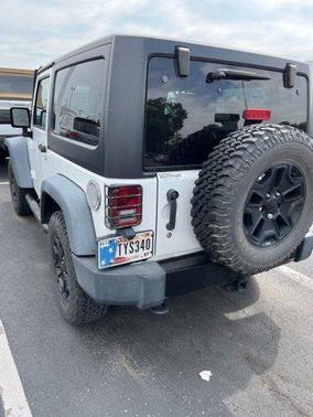 Bright White Clearcoat 2015 Jeep Wrangler Willys Wheeler