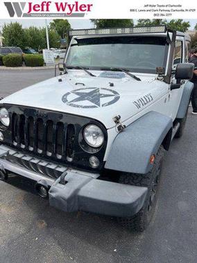 Bright White Clearcoat 2015 Jeep Wrangler Willys Wheeler