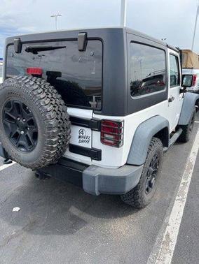 Bright White Clearcoat 2015 Jeep Wrangler Willys Wheeler