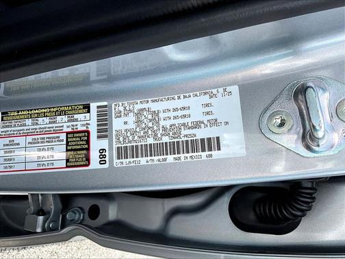 Celestial Silver Metallic 2026 Toyota Tacoma TRD Sport