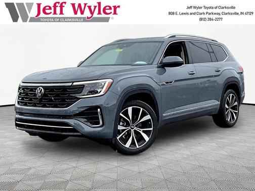 Platinum Gray Metallic 2025 Volkswagen Atlas 2.0T SEL Premium R-Line 4MOTION