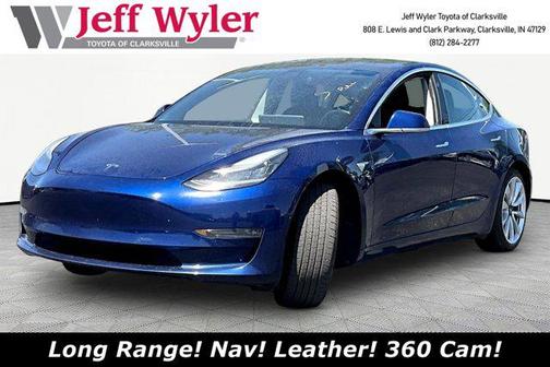 Deep Blue Metallic 2018 Tesla Model 3 Long Range